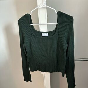 Old Navy Forest Green Knit Top